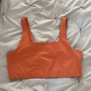 girlfriend collective tommy bra: brick 🧱